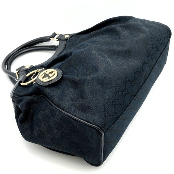 GUCCI Sookie shoulder bag handbag GG black charm - Picture 4 of 8